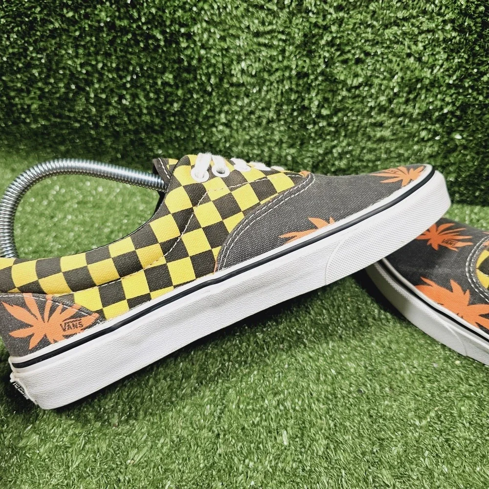 VANS Era Van‎ Doren Off the Wall Orange Palm Athletic Skate Sneakers Mens Size 8